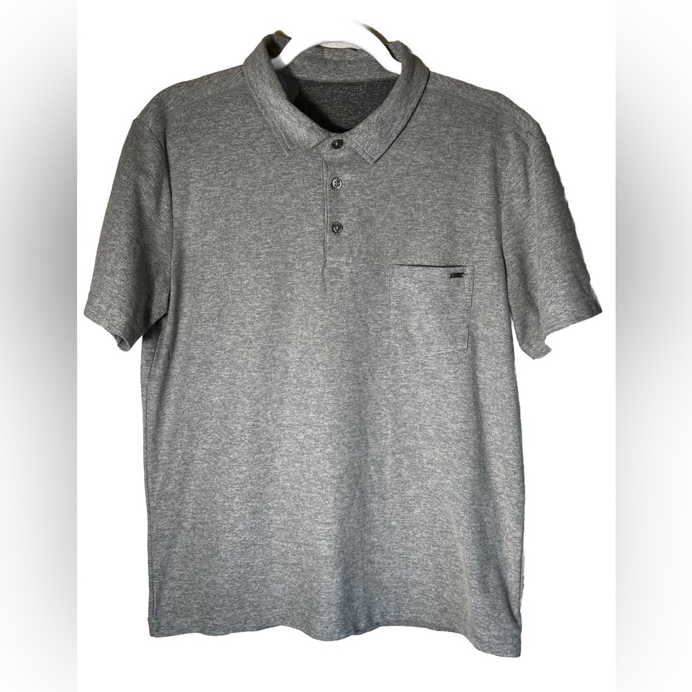 Vuori Mens Ace Polo in Heathered Grey Size S - Picture 1 of 3